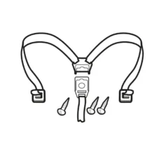 SET CATADIOTTRI BIANCCHI DX/SX VALIGIE SH36