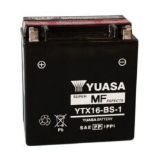 BATTERIA YUASA YTX16-BS-1 (SIGILLATA CON ACIDO A CORREDO) 12V/14AH