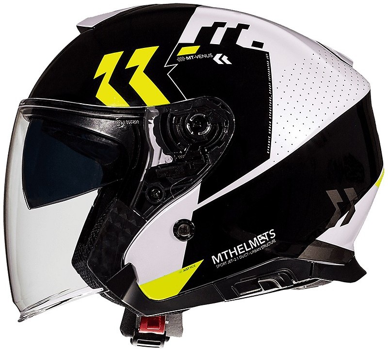 CASCO JET MT THUNDER 3SV VENUS A3 GLOSS WHITE YELLOW