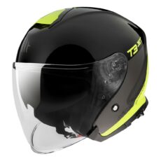 CASCO JET MT HELMETS THUNDER 3 SV JET XPERT C3 GIALLO LUCIDO
