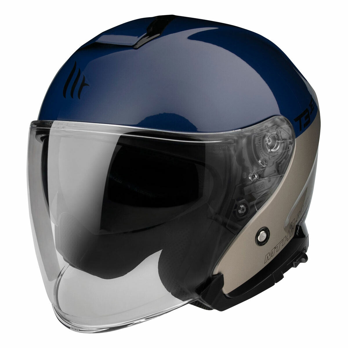 CASCO JET MT THUNDER 3SV XPERT A17 GLOSS BLU